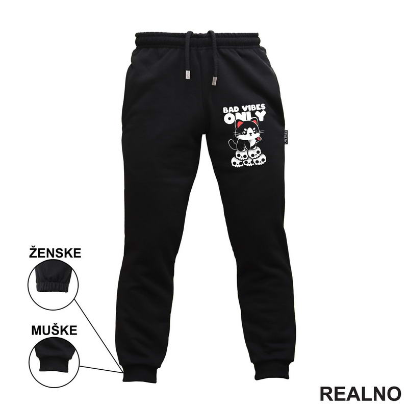 OUTLET Crna ženska trenerka veličine XL - HU - 10068 - T