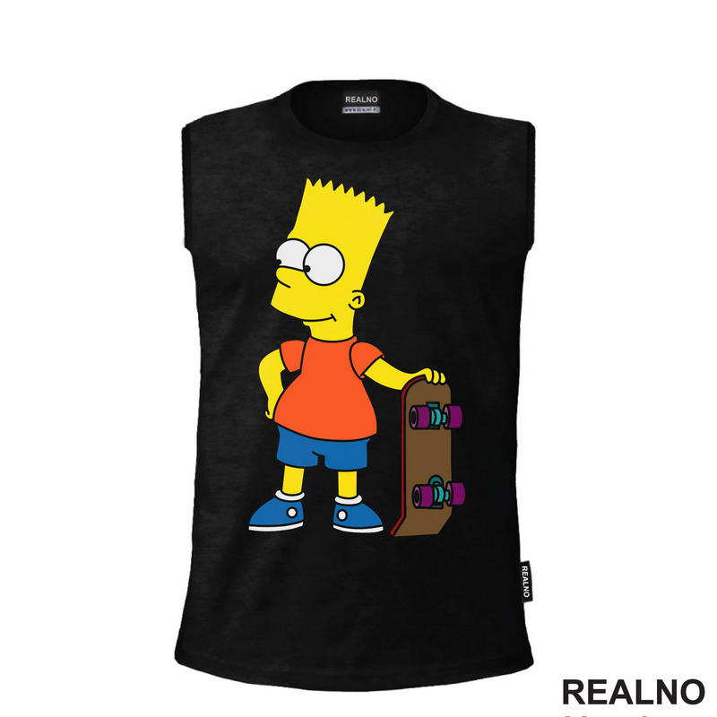 Bart Sa Skejtom - The Simpsons - Simpsonovi - Majica