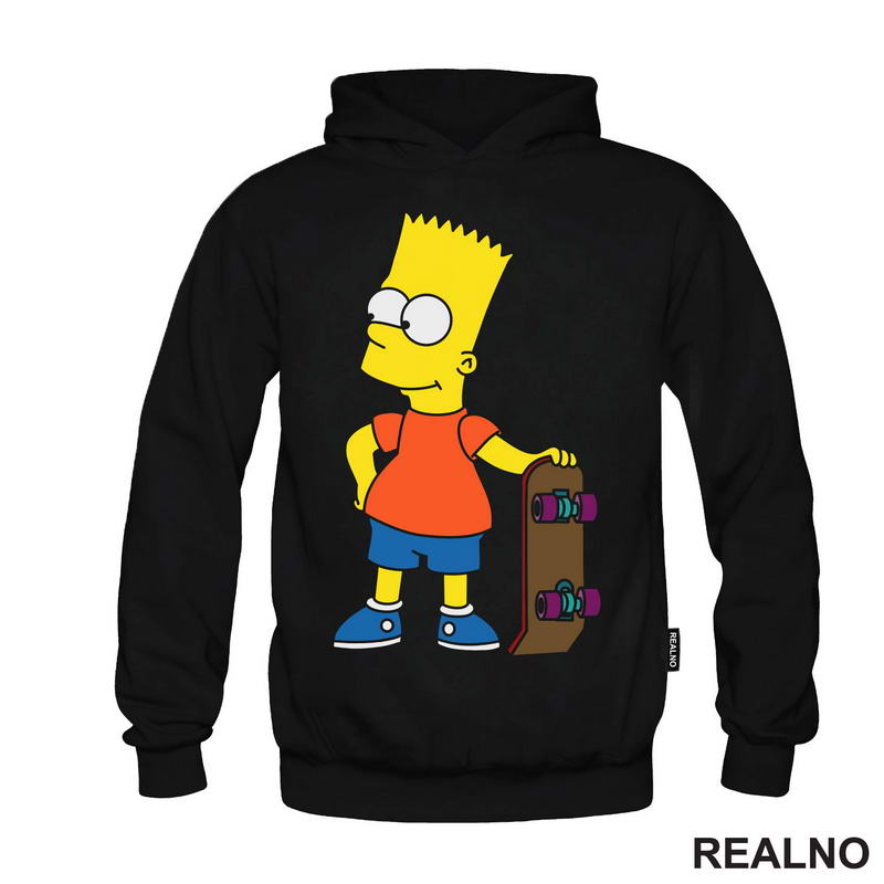 Bart Sa Skejtom - The Simpsons - Simpsonovi - Majica