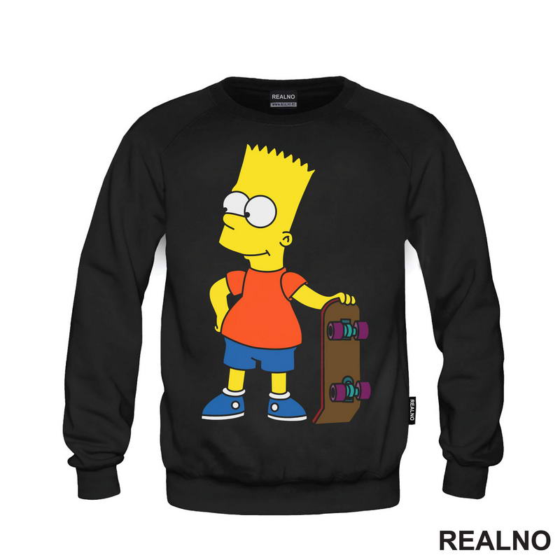 Bart Sa Skejtom - The Simpsons - Simpsonovi - Majica