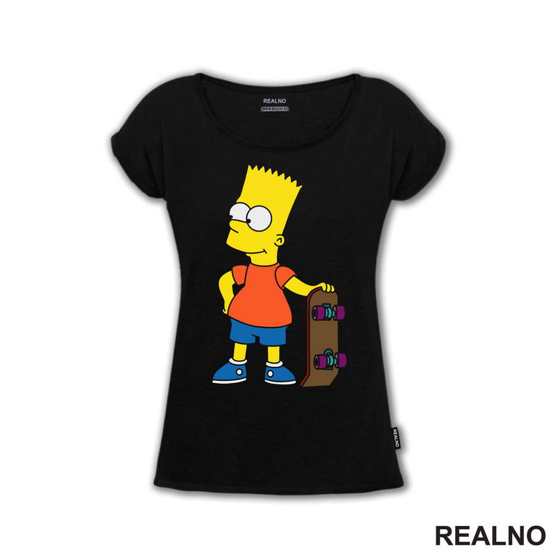 Bart Sa Skejtom - The Simpsons - Simpsonovi - Majica