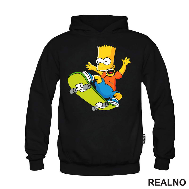 Bart Na Skejtu - The Simpsons - Simpsonovi - Majica