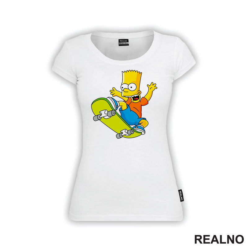 Bart Na Skejtu - The Simpsons - Simpsonovi - Majica