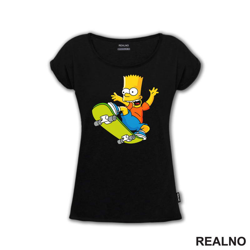 Bart Na Skejtu - The Simpsons - Simpsonovi - Majica