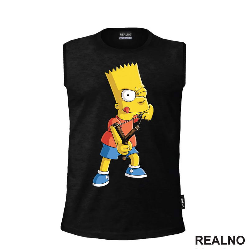 Bart Sa Praćkom - The Simpsons - Simpsonovi - Majica