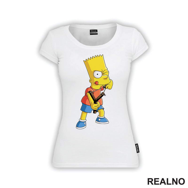 Bart Sa Praćkom - The Simpsons - Simpsonovi - Majica