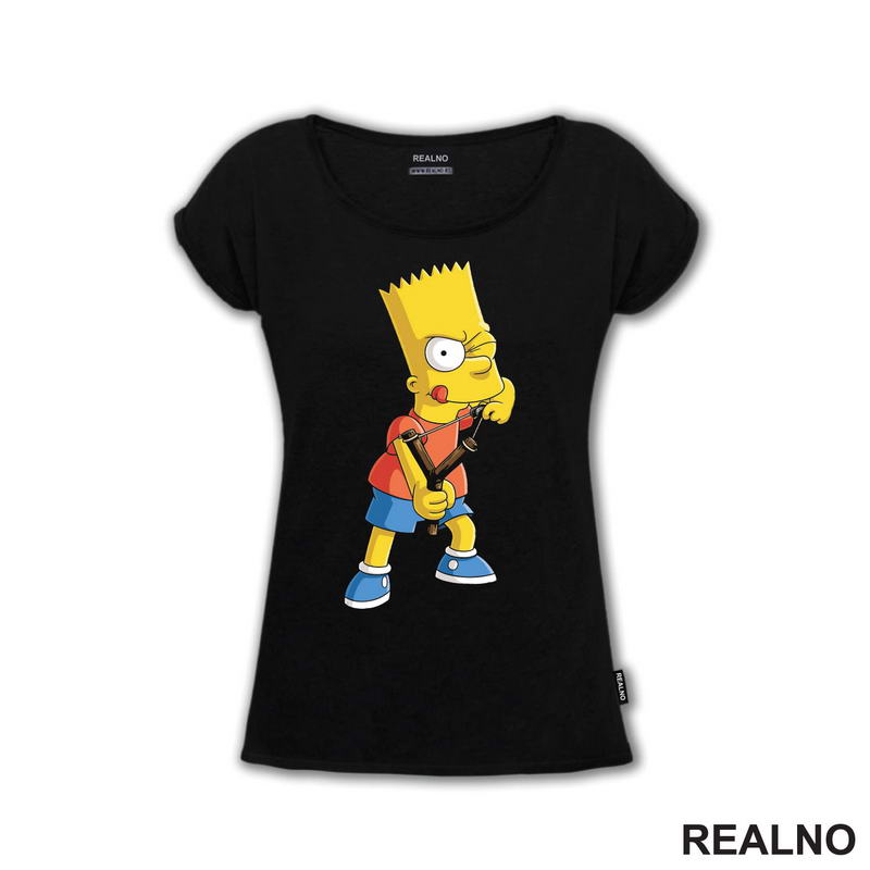 Bart Sa Praćkom - The Simpsons - Simpsonovi - Majica