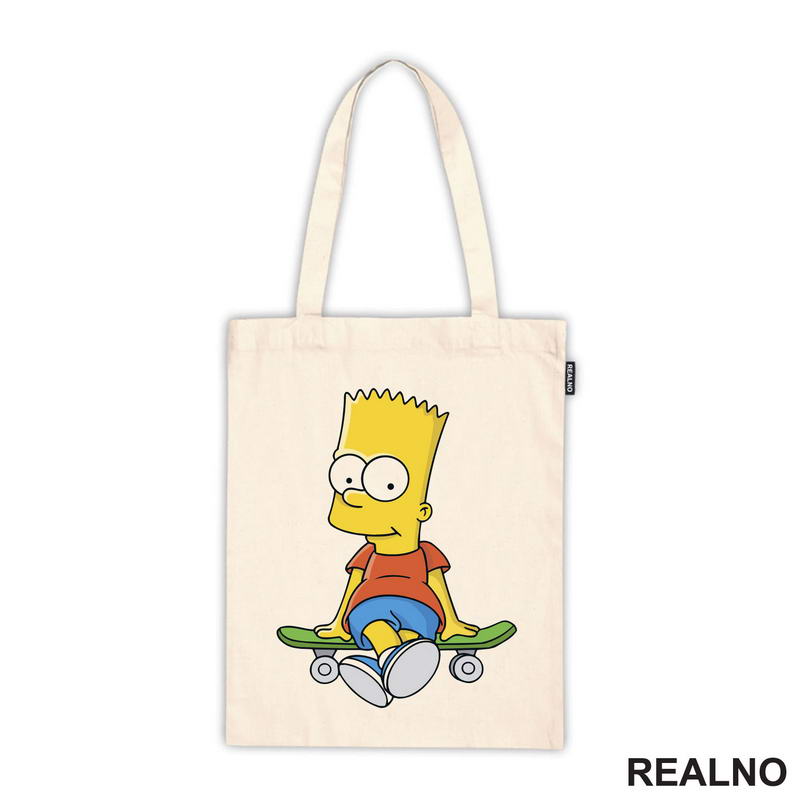 Bart Sedi Na Skejtu - The Simpsons - Simpsonovi - Majica