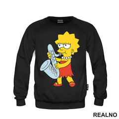 Lisa Svira Saksofon - The Simpsons - Simpsonovi - Majica