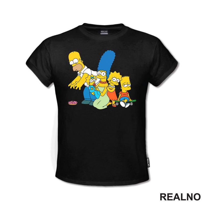 Svi zajedno - Family - The Simpsons - Simpsonovi - Majica