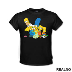 Svi zajedno - Family - The Simpsons - Simpsonovi - Majica