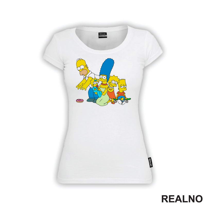 Svi zajedno - Family - The Simpsons - Simpsonovi - Majica