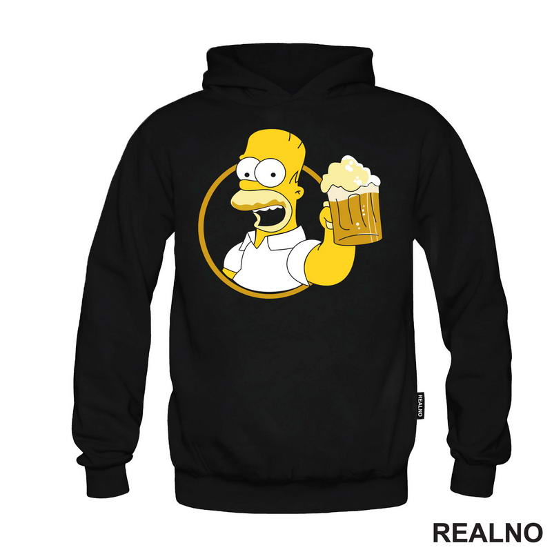 Homer Sa Pivom - The Simpsons - Simpsonovi - Majica