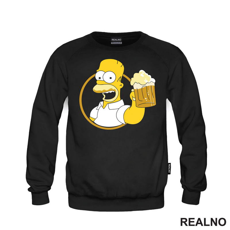 Homer Sa Pivom - The Simpsons - Simpsonovi - Majica