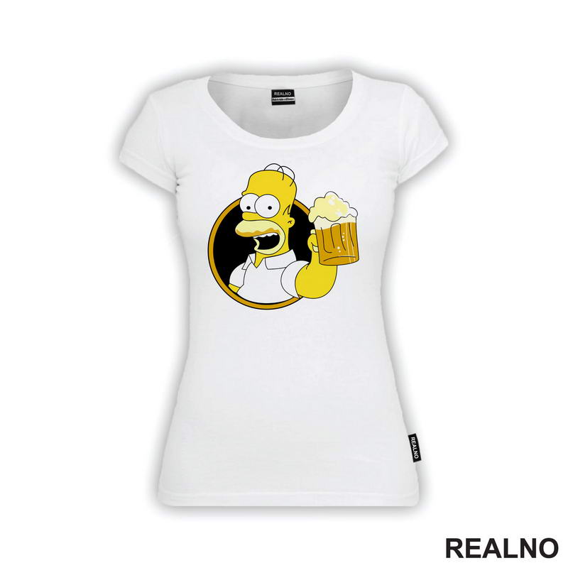 Homer Sa Pivom - The Simpsons - Simpsonovi - Majica