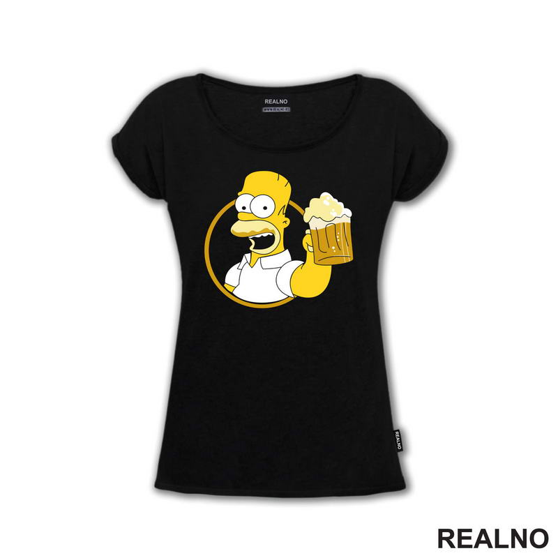 Homer Sa Pivom - The Simpsons - Simpsonovi - Majica