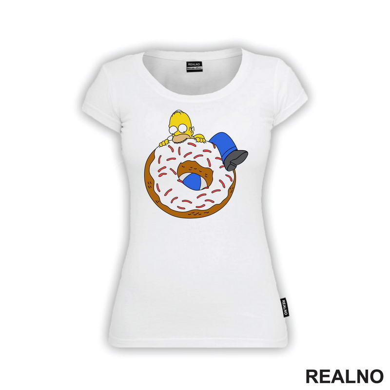 Homer Jede Krofnu - The Simpsons - Simpsonovi - Majica