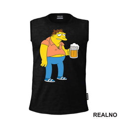 Barney With Beer - Barni sa Pivom - The Simpsons - Simpsonovi - Majica