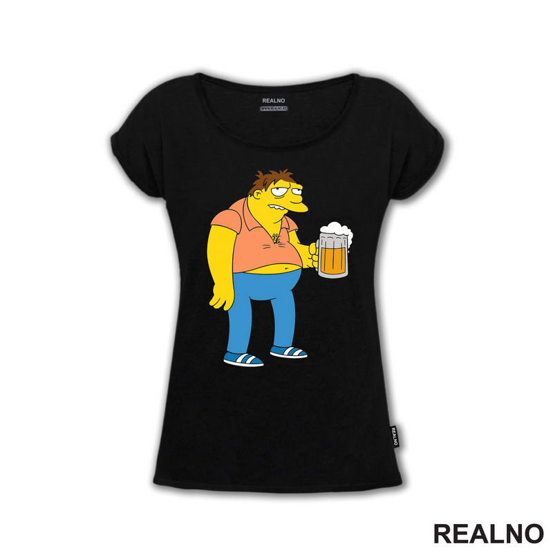 Barney With Beer - Barni sa Pivom - The Simpsons - Simpsonovi - Majica