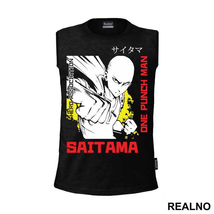Saitama Yellow Splash - One Punch Man - Majica