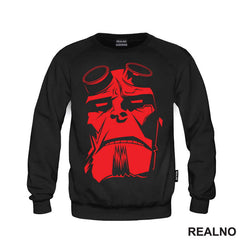 Hellboy Red Silhouette - Majica