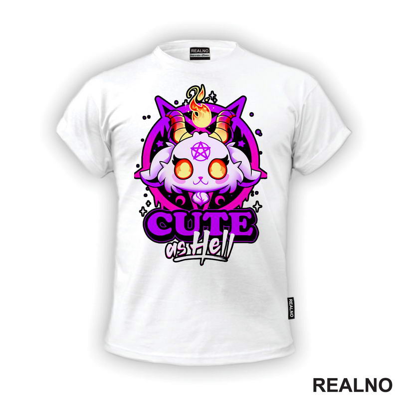 Cute As Hell - Colors - Humor - Majica