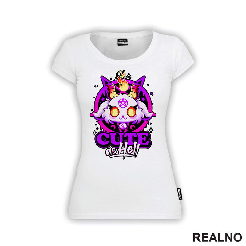 Cute As Hell - Colors - Humor - Majica