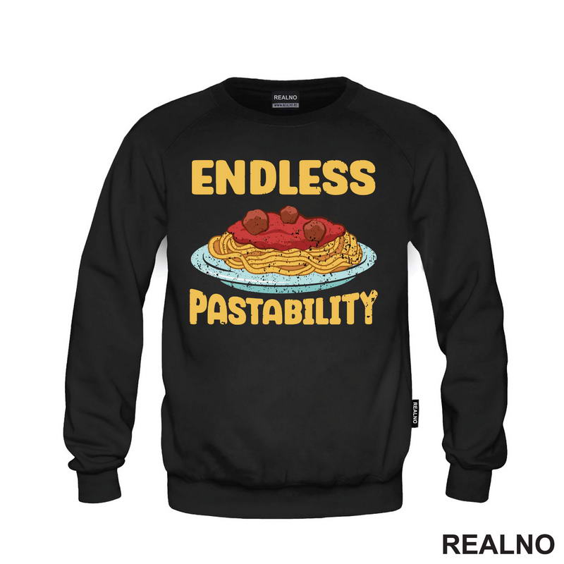 Endless Pastability - Yellow Letters - Hrana - Food - Majica