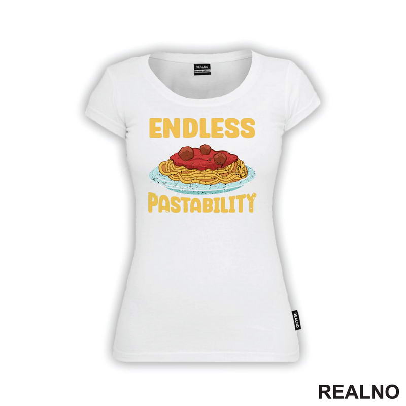 Endless Pastability - Yellow Letters - Hrana - Food - Majica