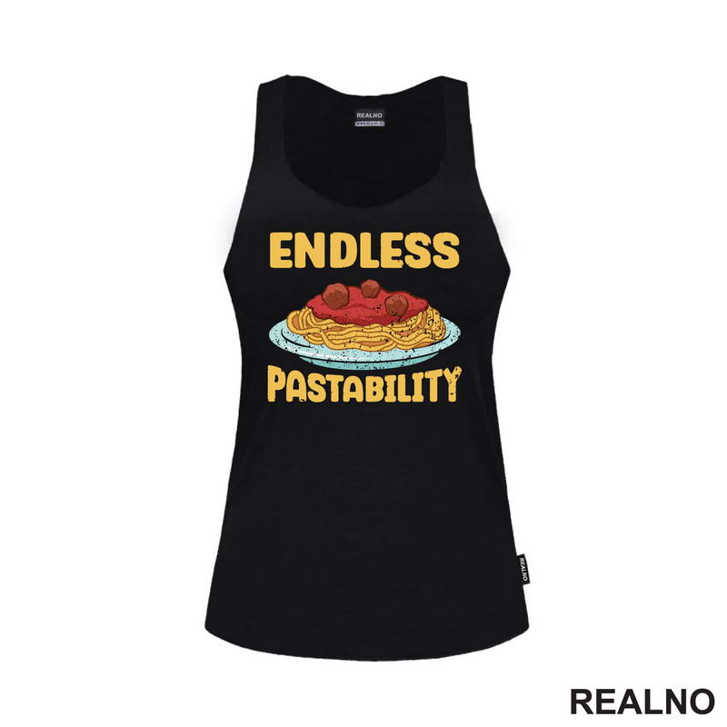 Endless Pastability - Yellow Letters - Hrana - Food - Majica