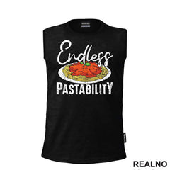 Endless Pastability - White Letters - Hrana - Food - Majica