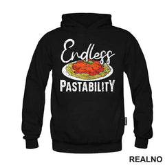 Endless Pastability - White Letters - Hrana - Food - Majica