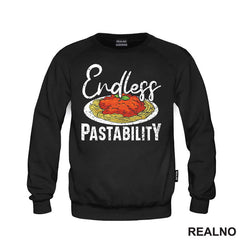 Endless Pastability - White Letters - Hrana - Food - Majica
