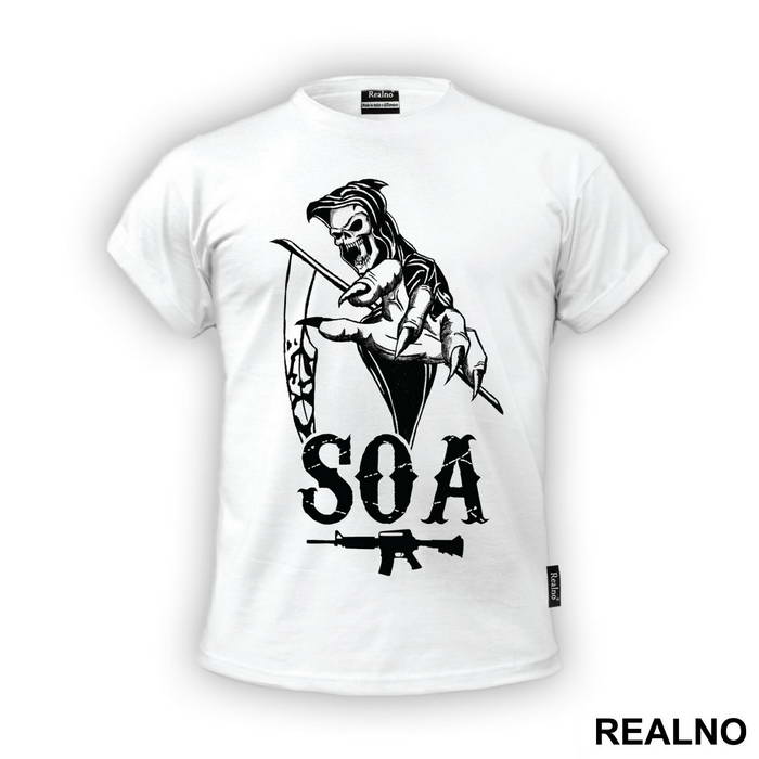 Logo With AK - 47 - Sons Of Anarchy - SOA