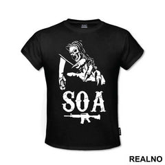 Logo With AK - 47 - Sons Of Anarchy - SOA