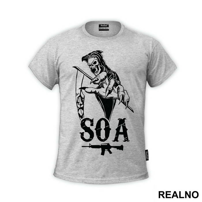 Logo With AK - 47 - Sons Of Anarchy - SOA