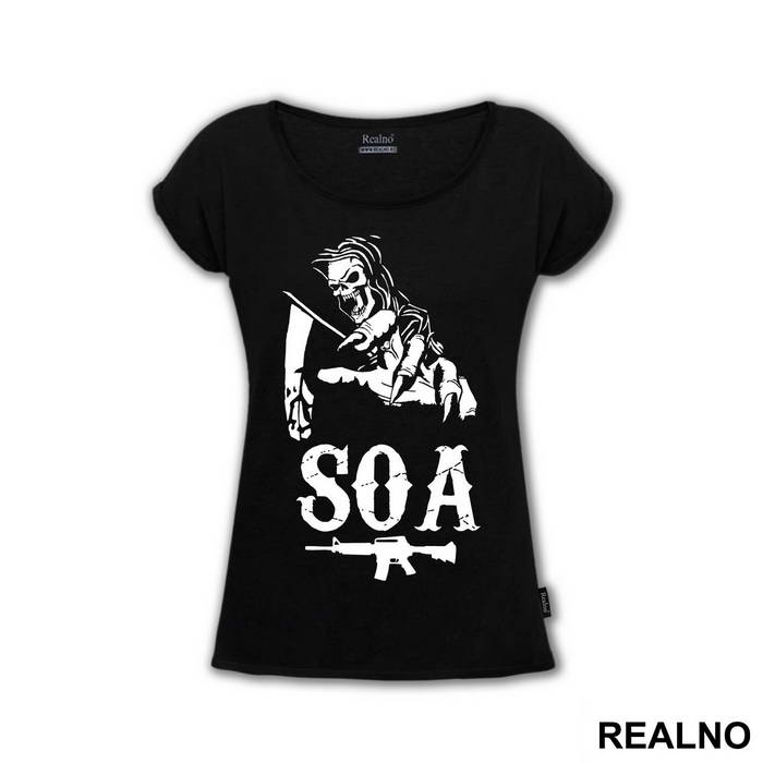 Logo With AK - 47 - Sons Of Anarchy - SOA