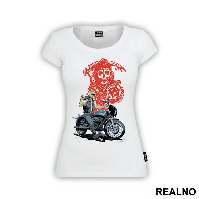 Jackson 'Jax' Teller And Red Logo - Sons Of Anarchy - SOA