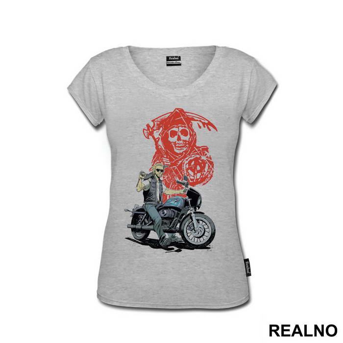 Jackson 'Jax' Teller And Red Logo - Sons Of Anarchy - SOA