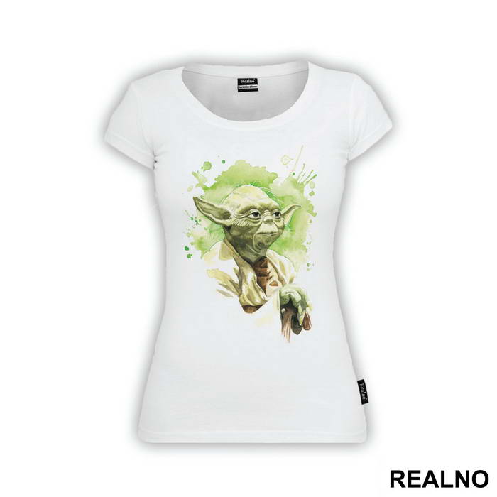Yoda Watercolor - Star Wars