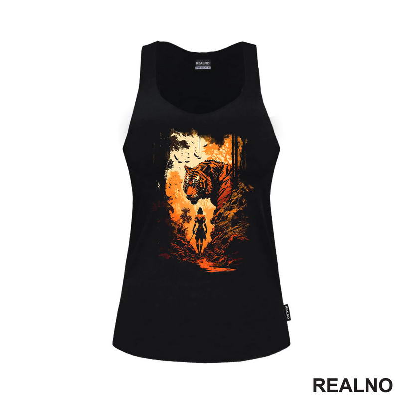 Tiger In The Jungle - Tigar - Majica