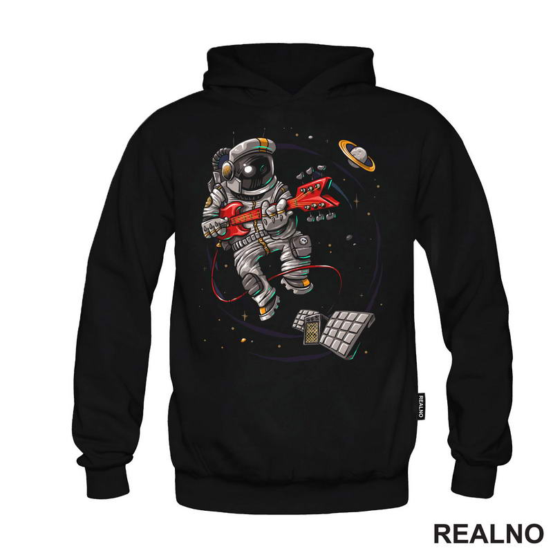 Astronaut Svira Gitaru - Space - Svemir - Majica