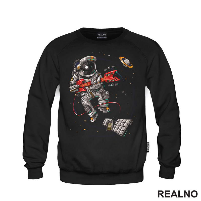 Astronaut Svira Gitaru - Space - Svemir - Majica