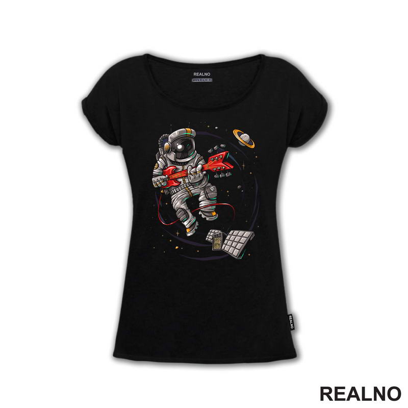 Astronaut Svira Gitaru - Space - Svemir - Majica