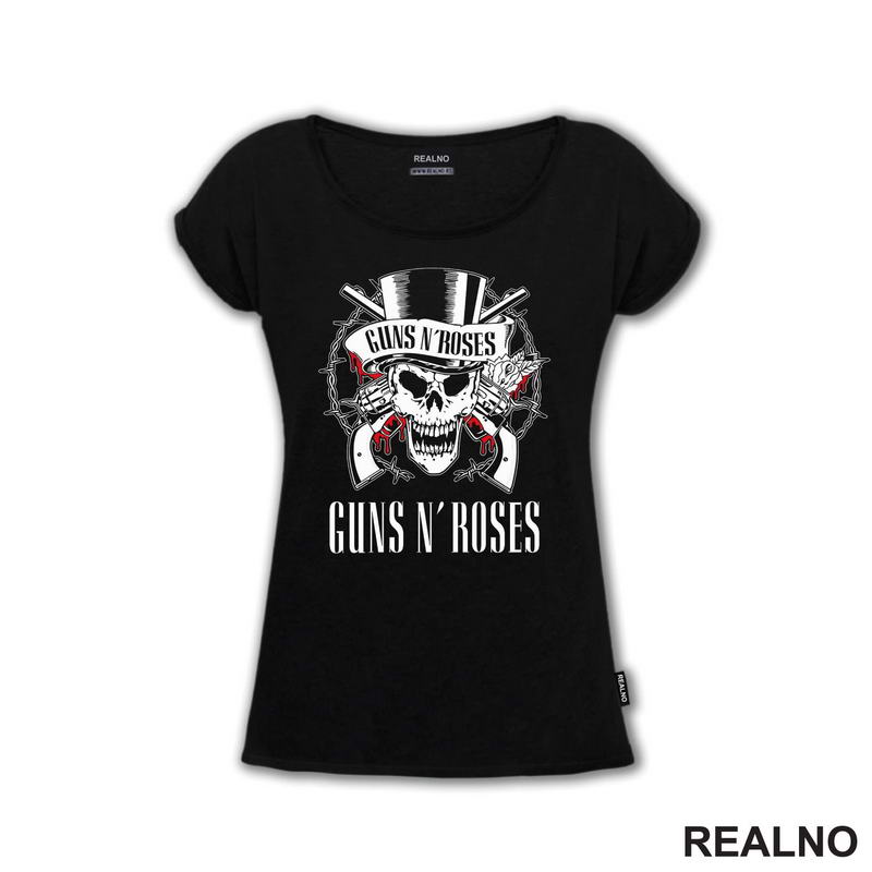 Guns N Roses - Skull - Muzika - Majica