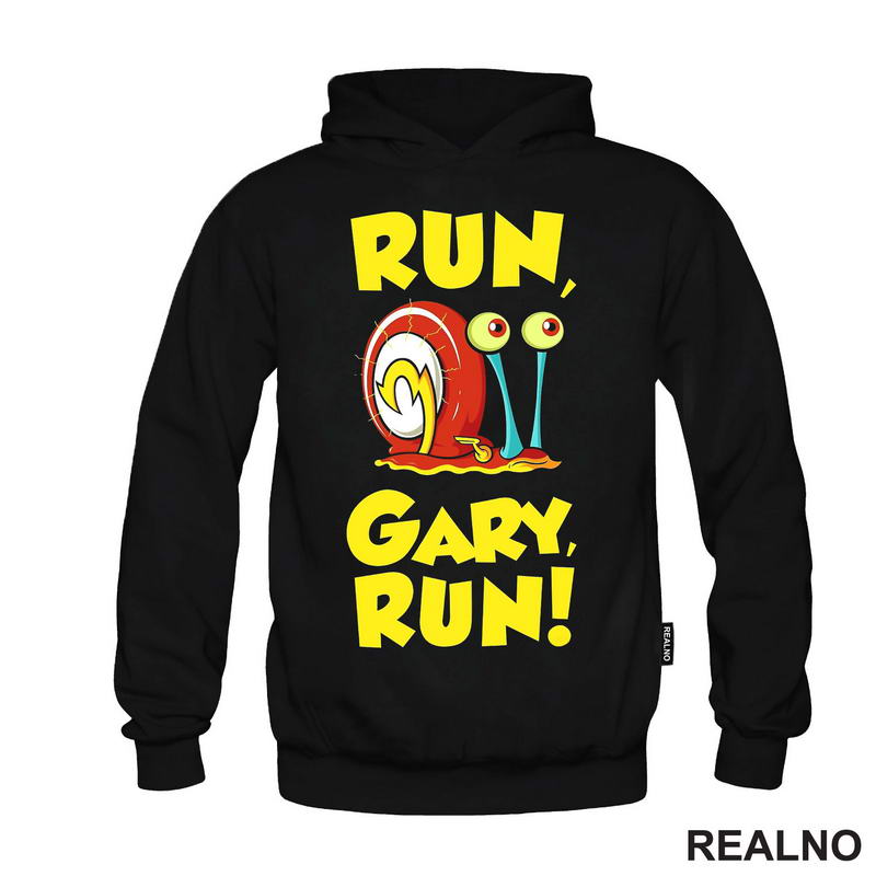 Run Gary Run - Sundjer Bob - Sunđer Bob - Crtani Filmovi - Majica