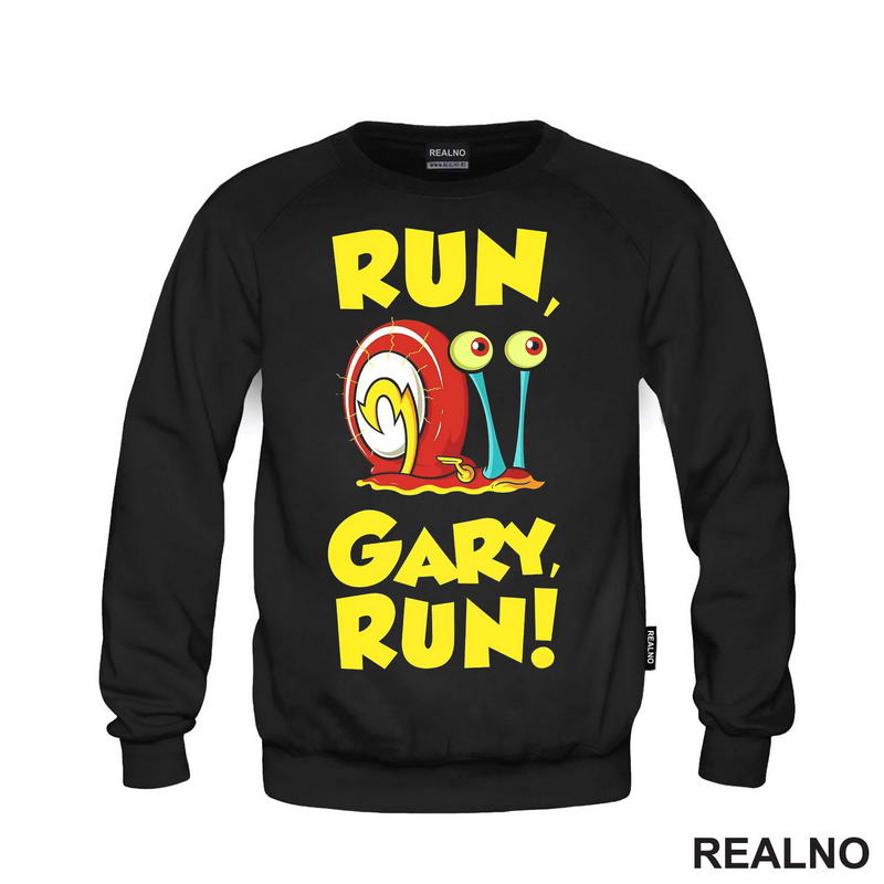 Run Gary Run - Sundjer Bob - Sunđer Bob - Crtani Filmovi - Majica