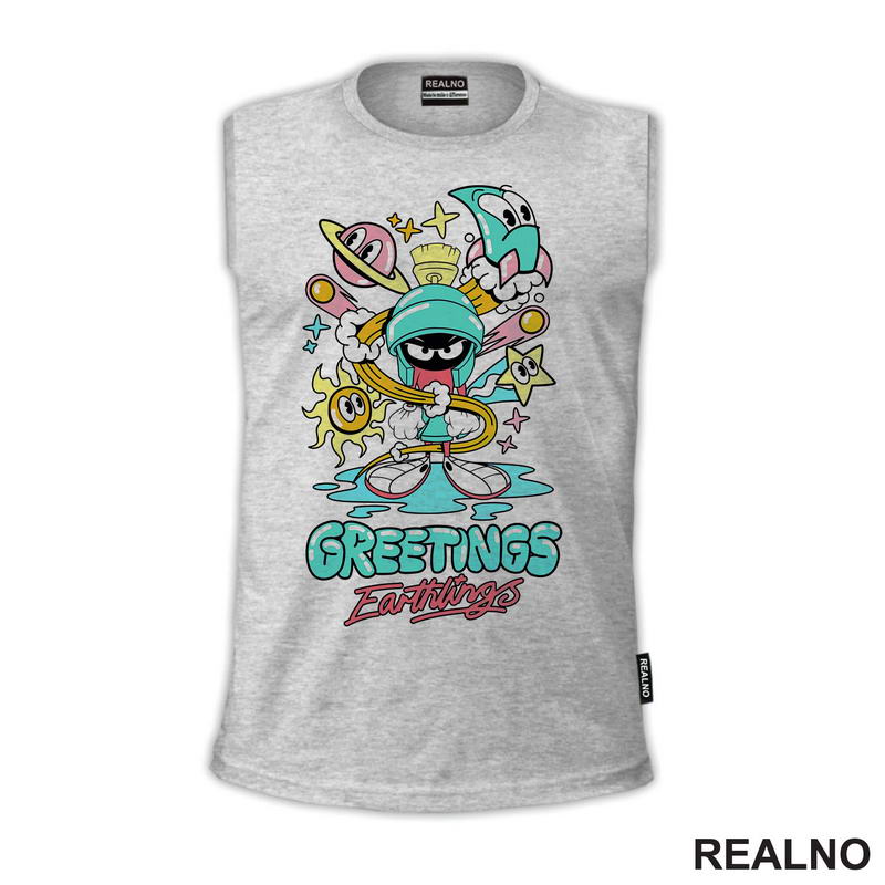 Greetings Earthlings - Marvin Marsovac - Crtani Filmovi - Majica