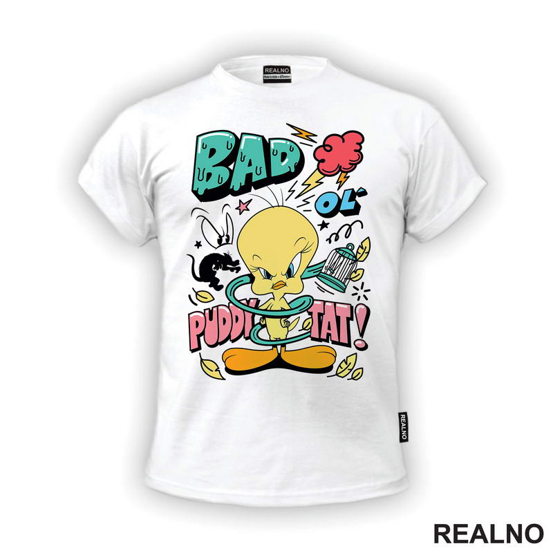 Bad Ol' Putty Tat - Tviti i Silvester - Crtani Filmovi - Majica