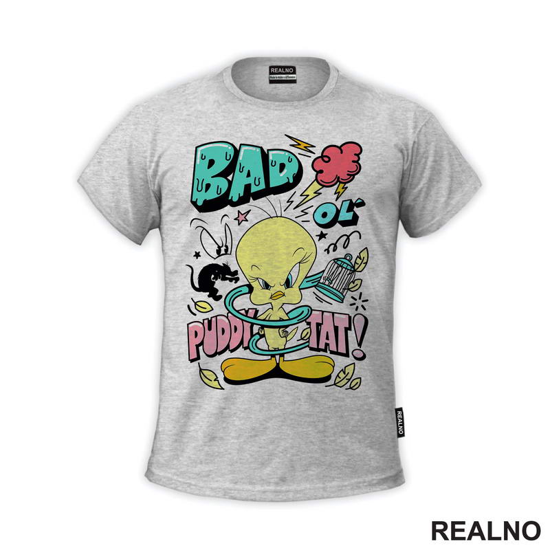 Bad Ol' Putty Tat - Tviti i Silvester - Crtani Filmovi - Majica